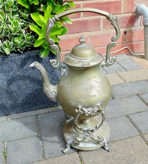 Buy & Sell West Midlands Sandwell - Photos for (1358) brass spirit kettle and stand