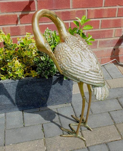 Buy & Sell West Midlands Sandwell - Photos for (#1361) brass heron bird statue