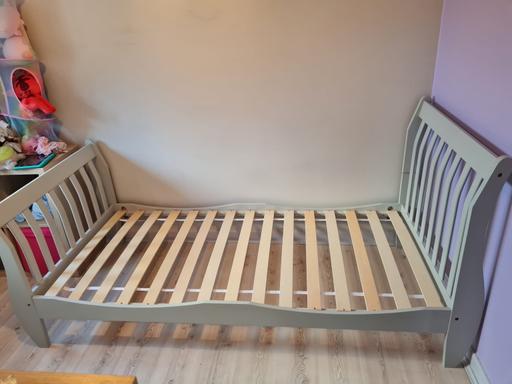 Buy & Sell Lancashire Ribble Valley - Photos for Single sleigh wooden bed frame only