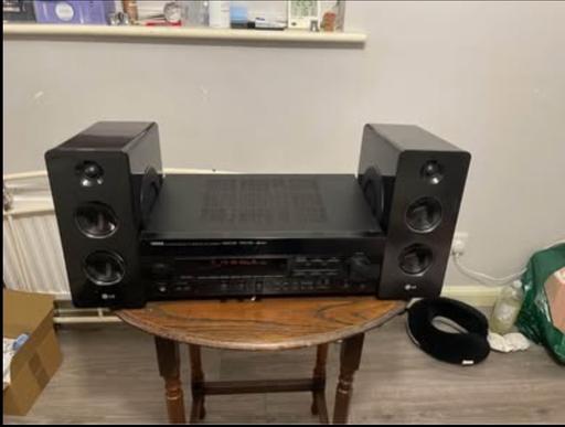 Buy & Sell Central London Barnes Cray - Dartford - Photos for Yamaha RX-V392RDS + 2 x LG speakers