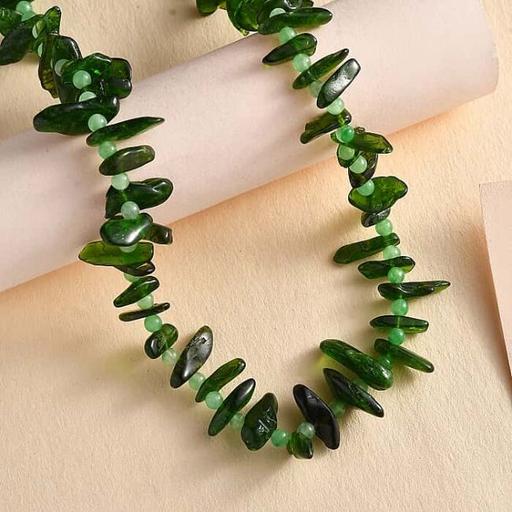 Buy & Sell Powys Machynlleth - Powys - Photos for New! Natural Chrome Diopside & Green Jade Nec