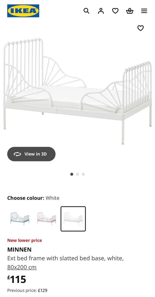 Buy & Sell North London Bounds Green - N22 - Photos for Ext bed frame with slatted bed base