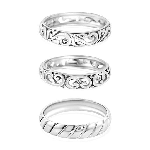 Buy & Sell Powys Machynlleth - Powys - Photos for New! Royal Bali Set of 3 Island Rings