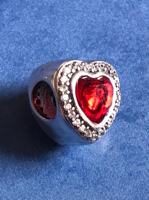 Buy & Sell Greater Manchester Manchester - Photos for Genuine 925 Silver Red Heart Charm Look 