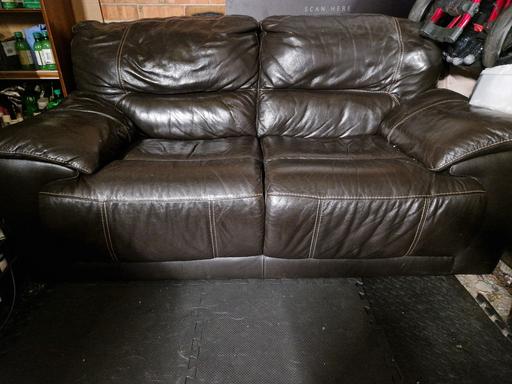 Buy & Sell West Midlands Solihull - Photos for 2 leather seater sofa