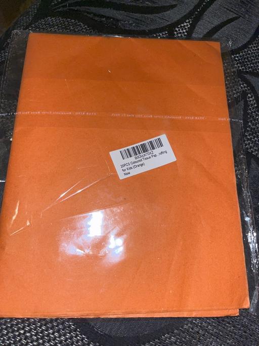 Buy & Sell West Midlands Birmingham - Photos for New 20pc Orange coloured tissue paper