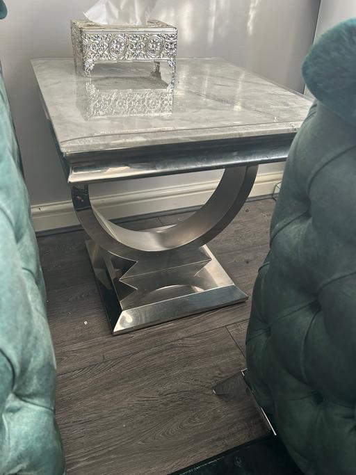 Buy & Sell South West London Heston - South West London - Photos for Real marble Side lamp Table