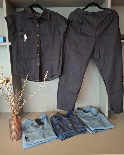 Buy & Sell South West London Wandsworth - South West London - Photos for Sofr denim trouser and blouse set