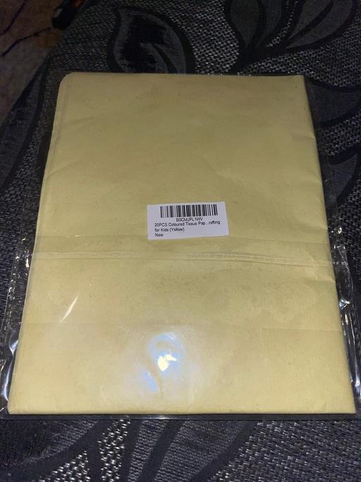 Buy & Sell West Midlands Birmingham - Photos for New 20pc Yellow Tissue Paper