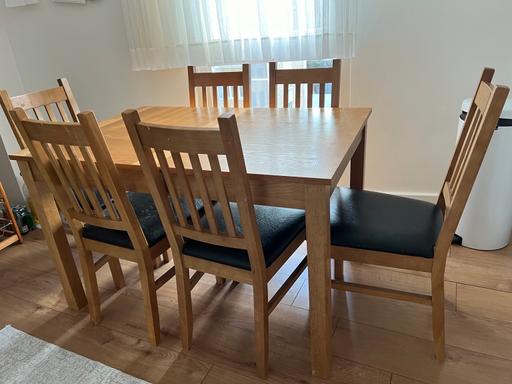 Buy & Sell Central London St Luke`s - Central London - Photos for Wooden six seater dining table