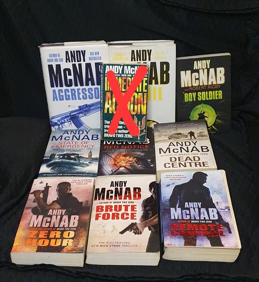 Buy & Sell West Yorkshire Kirklees - Photos for ×10 Andy McNab books bundle