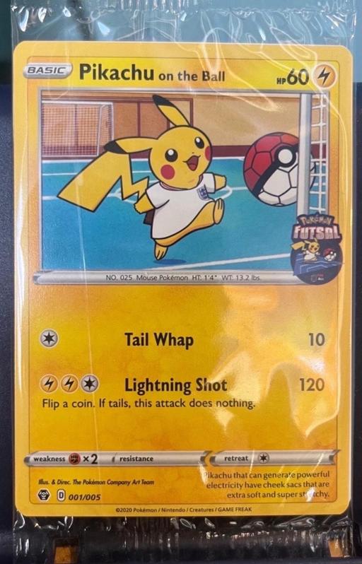 Buy & Sell Hertfordshire North Hertfordshire - Photos for Pokemon card - Pikachu on the ball 001/005