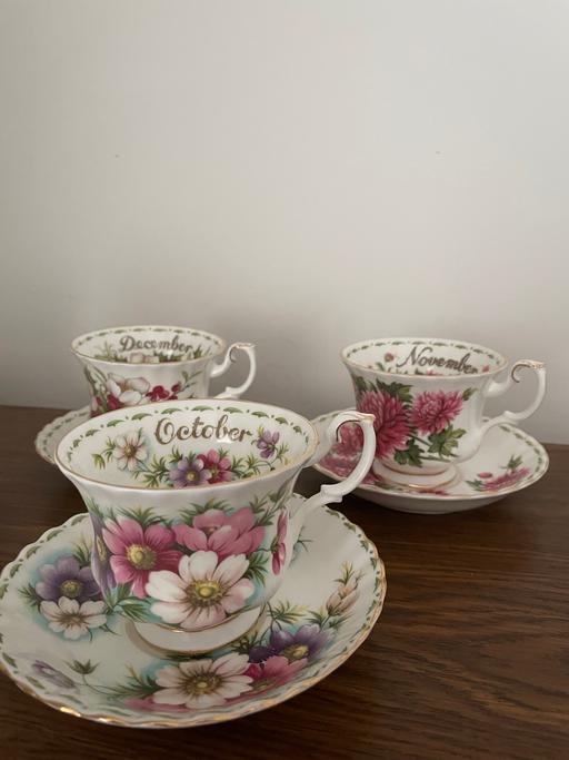 Buy & Sell South Yorkshire Rotherham - Photos for Birthday month cup and saucer