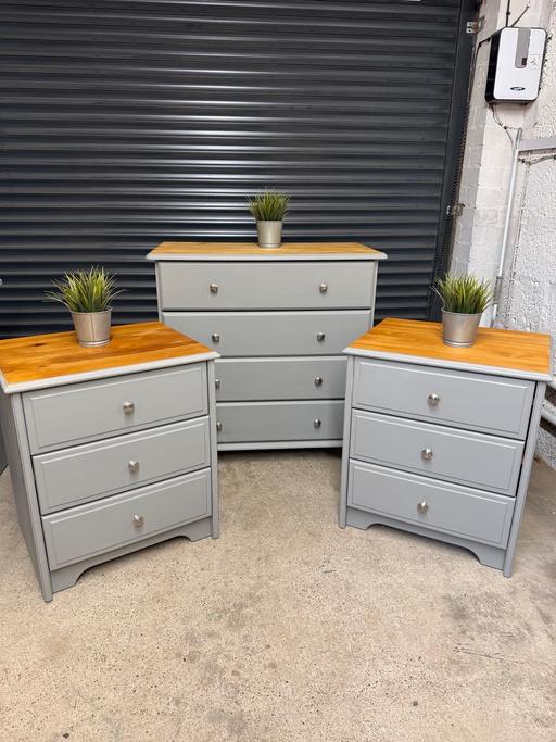 Buy & Sell Worcestershire Wyre Forest - Photos for Pine chest of drawers and bedsides