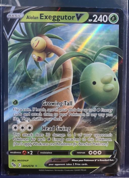 Buy & Sell Hertfordshire North Hertfordshire - Photos for Pokemon card - A Exeggutor V 005/078