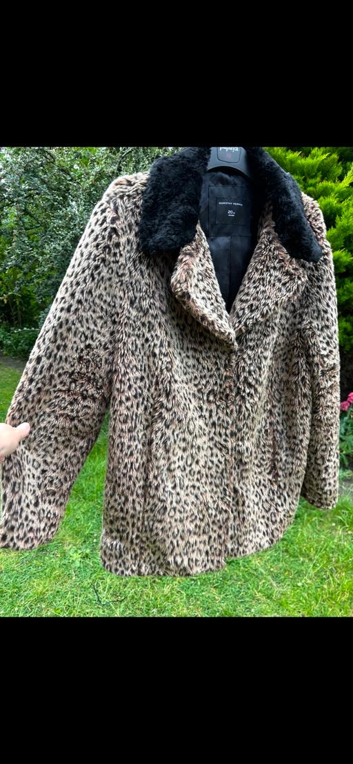 Buy & Sell West Yorkshire Kirklees - Photos for Dorothy Perkins faux fur coat 20