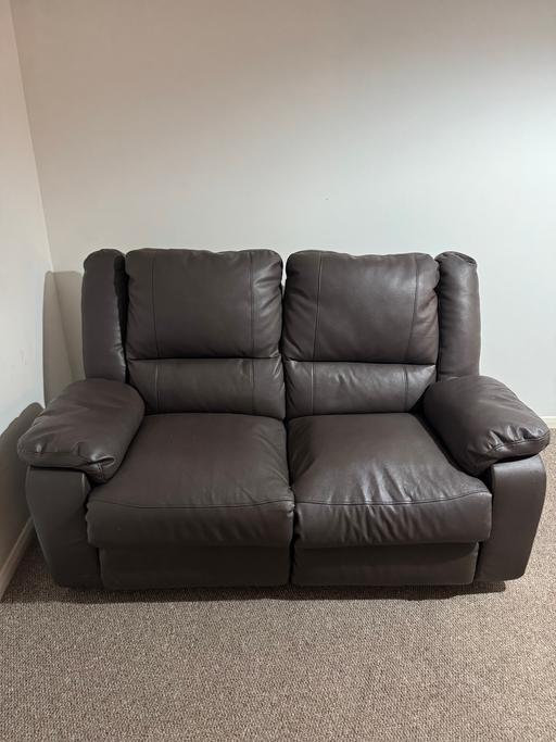 Buy & Sell West London Hillingdon - Photos for Brown Leather Sofa