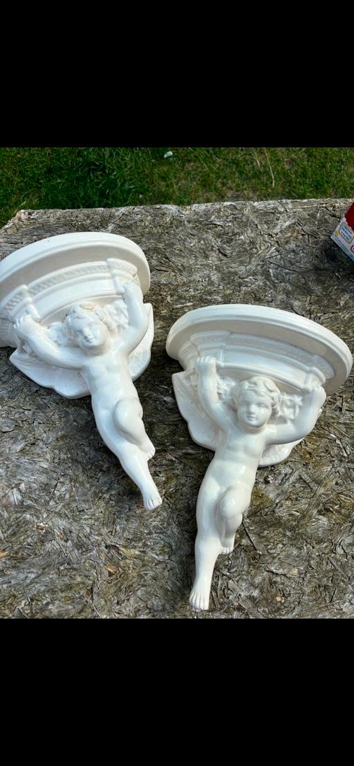 Buy & Sell West Yorkshire Kirklees - Photos for Poole pair of Cherub Wall Brackets