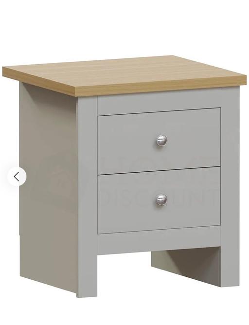 Buy & Sell South Yorkshire Rotherham - Photos for 2 Bedside tables grey/oak -brand new