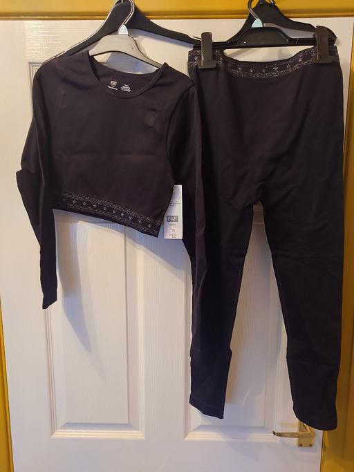 Buy & Sell Leicestershire Charnwood - Photos for Girls black 2 piece set size 13-14 years