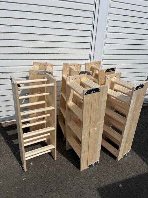 Buy & Sell West Midlands Walsall - Photos for WOODEN FOLDING LADDERS 3 SECTION