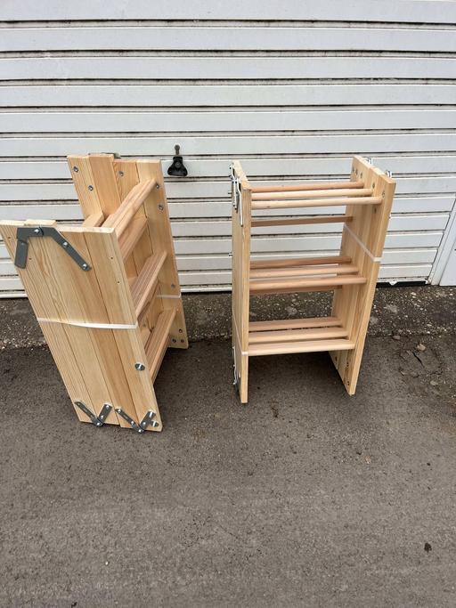 Buy & Sell West Midlands Walsall - Photos for WOODEN FOLDING LADDERS 4 SECTION