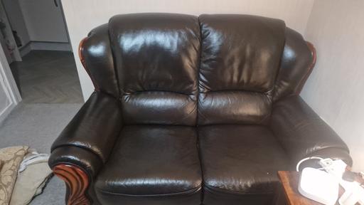 Buy & Sell Greater Manchester Salford - Photos for 3 seater and 2 seater pure leather sofa