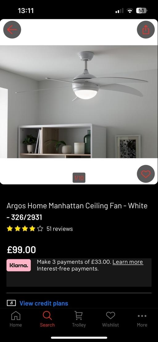 Buy & Sell Greater Manchester Tameside - Photos for Ceiling fan