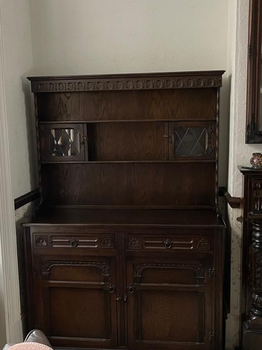 Buy & Sell West Midlands Birmingham - Photos for Jacobean Dark Wood Welsh Dresser