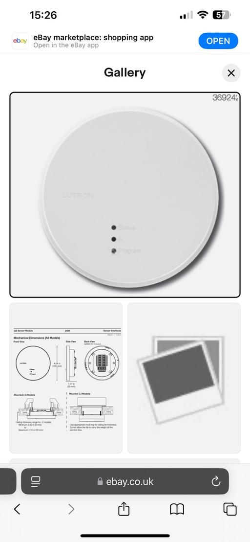 Buy & Sell West London Bedford Park - West London - Photos for NEW! Lutron QSM3-XW-C WIRELESS SENSOR MODULE