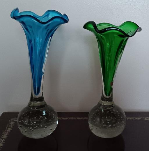 Buy & Sell Isle of Man Douglas - Photos for set of 2 glass bubble vases