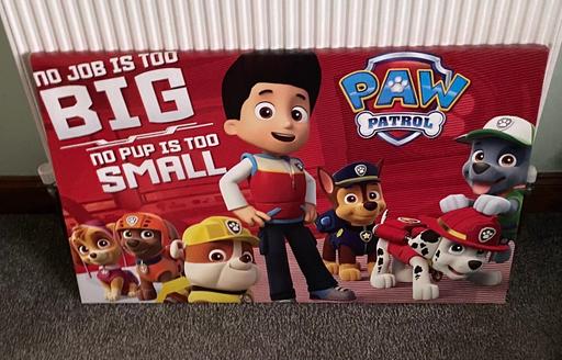 Buy & Sell Essex Southend-on-Sea - Photos for Paw Patrol mounted poster 33”x21”