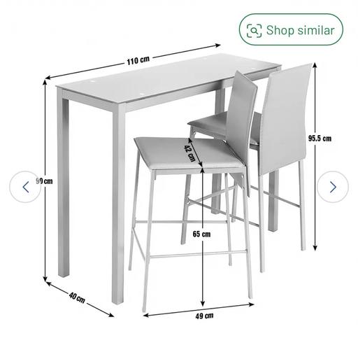 Buy & Sell Kent Maidstone - Photos for Bar Table and stools