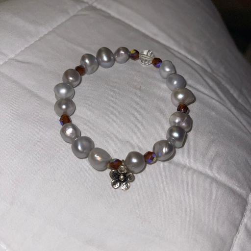 Buy & Sell Leicestershire North West Leicestershire - Photos for Handmade Silver Freshwater pearl bracelet