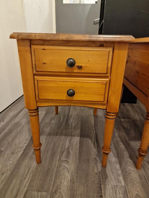 Buy & Sell West London Hounslow - Photos for Two wooden bedside tables( collection only )