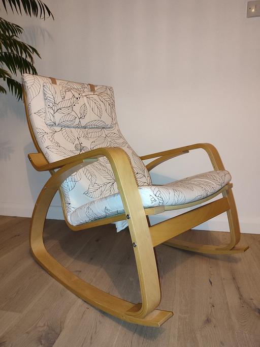 Buy & Sell Kent Canterbury - Photos for IKEA Poang Floral Rocking Chair