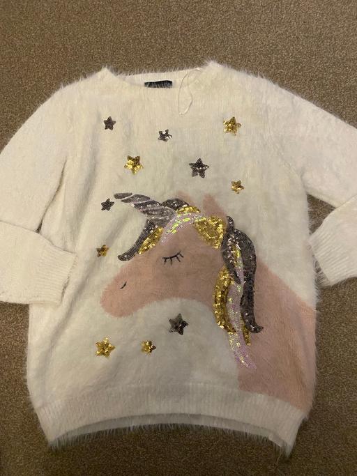 Buy & Sell West Yorkshire Kirklees - Photos for Like new unicorn sequins eyelash jumper