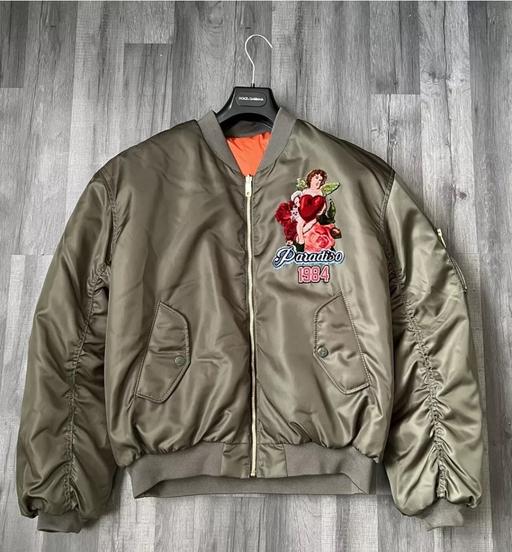 Buy & Sell North West London Tokyngton - North West London - Photos for Dolce & Gabbana oversized khaki bomber jacket