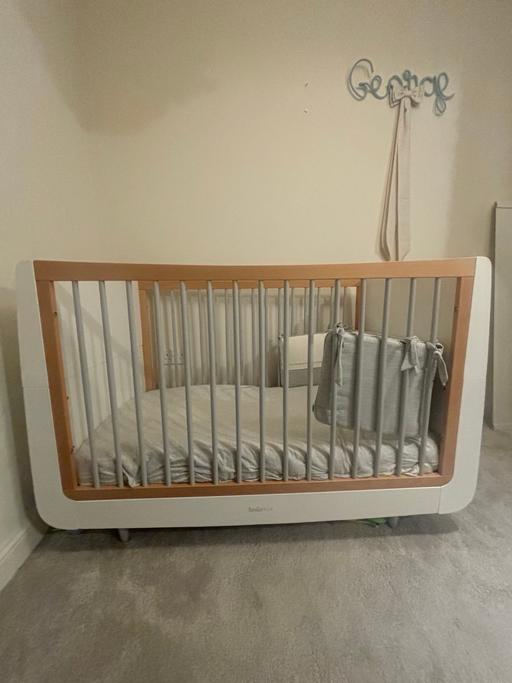 Buy & Sell Nottinghamshire Bassetlaw - Photos for SnuzKot Skandi Cot Bed Grey