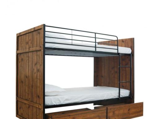 Buy & Sell East London Upton Park - East London - Photos for LPD Rocco Wooden Bunk Bed With Drawers