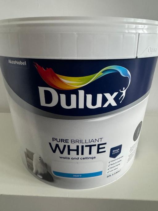 Buy & Sell Warwickshire Warwick - Photos for Dulux White Emulsion Paint 10L