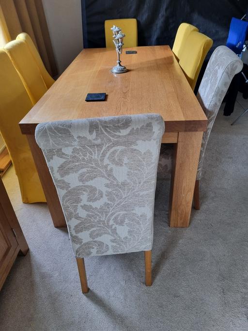 Buy & Sell Leicestershire Oadby and Wigston - Photos for 8 seater oak dining set