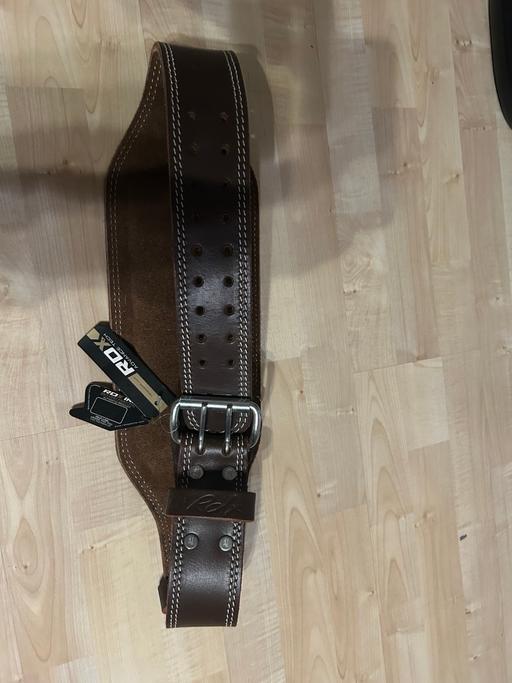 Buy & Sell Derbyshire Derby - Photos for RDX Leather Brown Weightlifting Belt