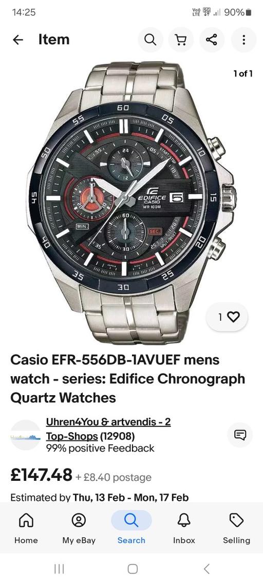 Buy & Sell West Midlands Dudley - Photos for NEW CONDITION MENS CASIO EDIFICE CHRONOGRAPH