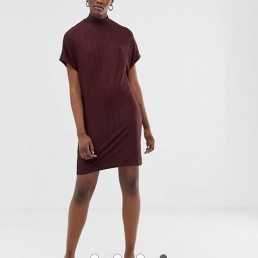 Buy & Sell West Midlands Solihull - Photos for ASOS Native Youth hi neck plisse shift dress