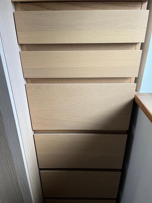 Buy & Sell West Midlands Birmingham - Photos for IKEA MALM - 6 DRAWER CHEST WITH MIRROR - LOOK