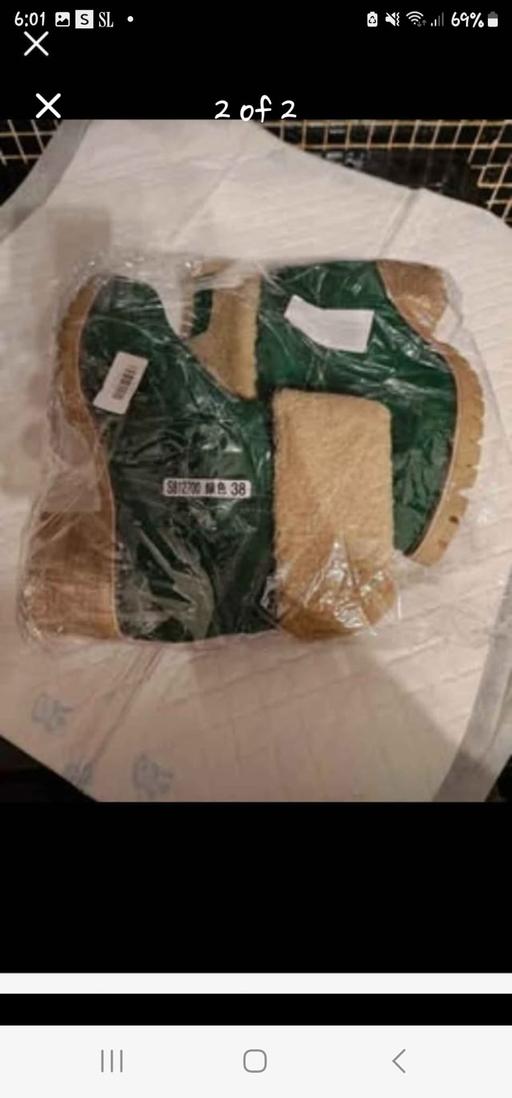 Buy & Sell Newport - Wales Christchurch - Newport - Photos for Green chunky Heel winter boots size 38