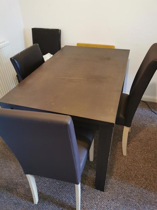 Buy & Sell Leicestershire Charnwood - Photos for Dinning Table (Mahogony) 5ft & 5 chairs