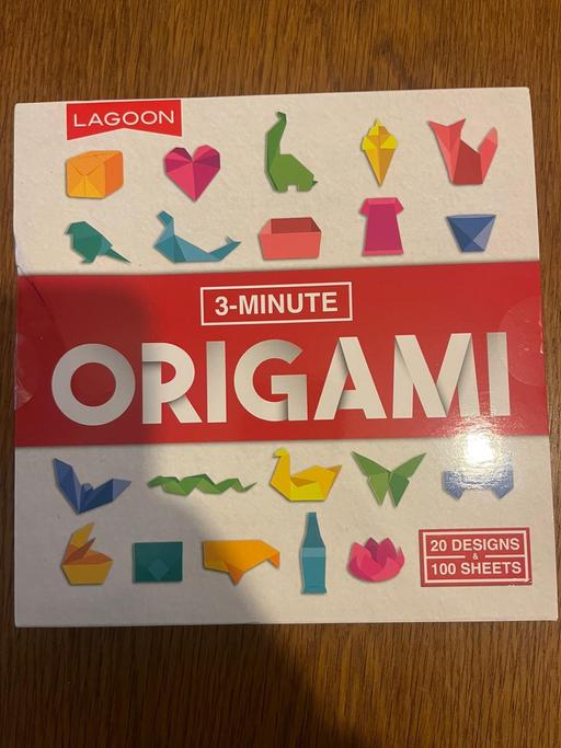 Buy & Sell Leicestershire Blaby - Photos for 3 minute origami