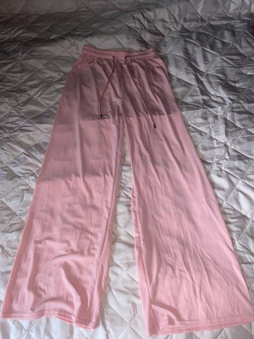 Buy & Sell West Midlands Birmingham - Photos for Pink wide leg holiday trousers